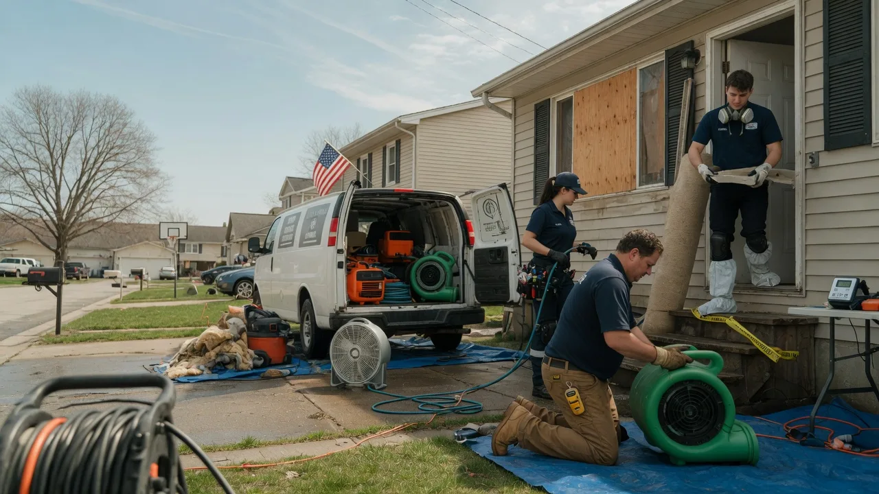 Water Damage Restoration in Hoisington, KS near me